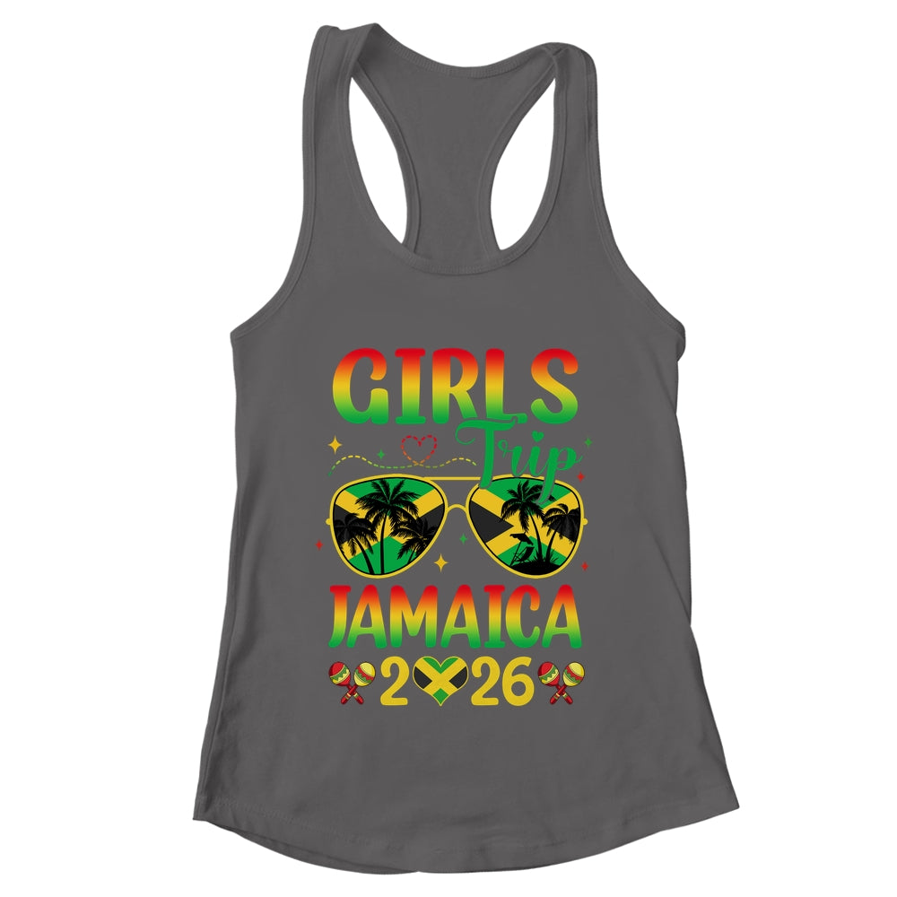 Girls Trip Jamaica 2026 Summer Vintage Beach Sisters Trip Shirt & Tank Top | teecentury
