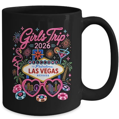 Girls Trip Las Vegas Vacation 2026 Besties Friends Matching Mug | teecentury