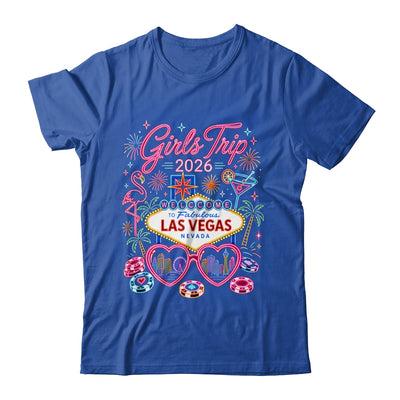 Girls Trip Las Vegas Vacation 2026 Besties Friends Matching Shirt & Tank Top | teecentury