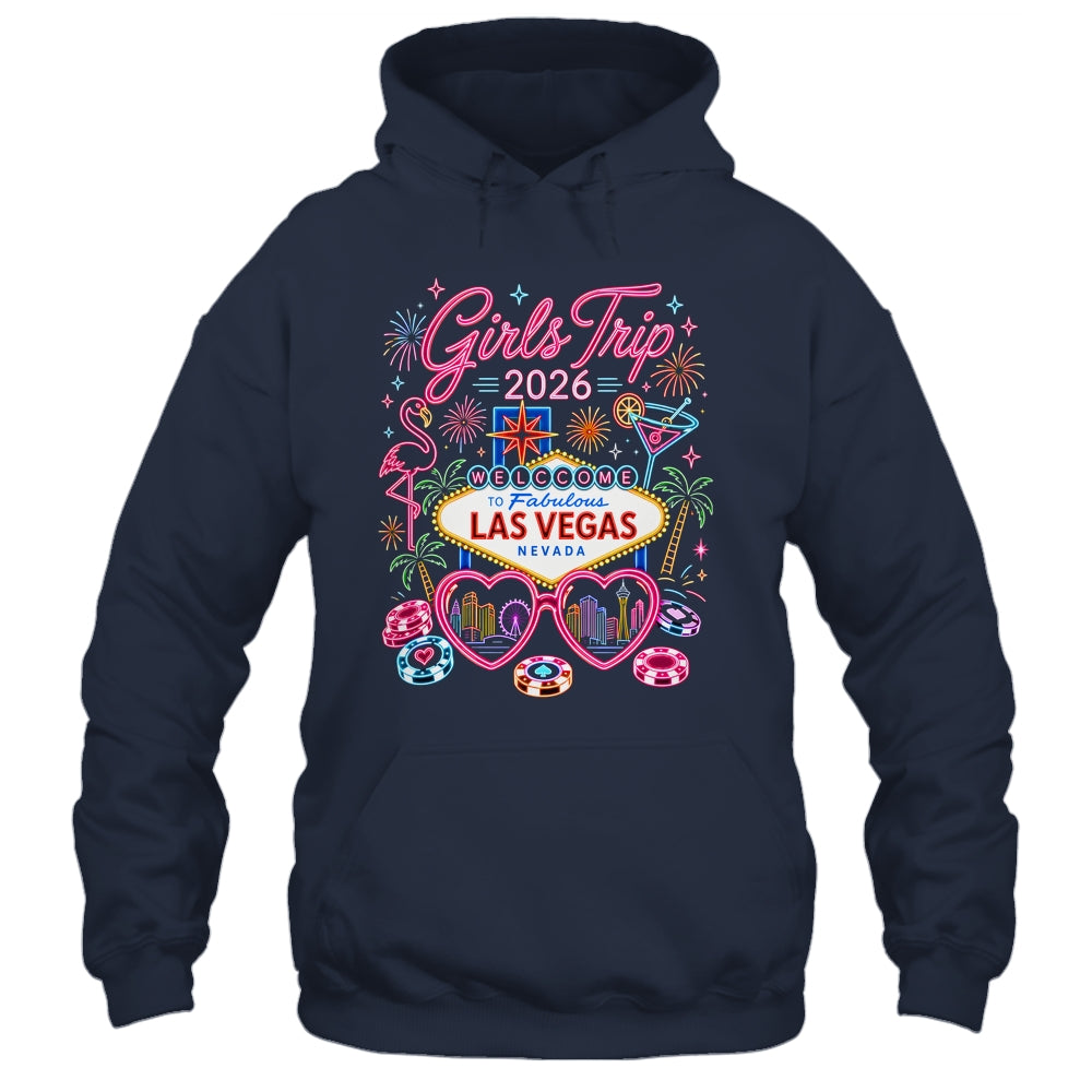 Girls Trip Las Vegas Vacation 2026 Besties Friends Matching Shirt & Tank Top | teecentury