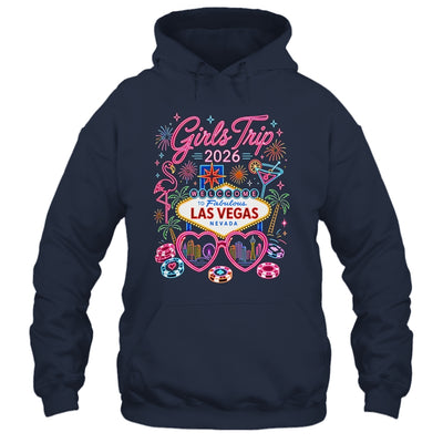 Girls Trip Las Vegas Vacation 2026 Besties Friends Matching Shirt & Tank Top | teecentury