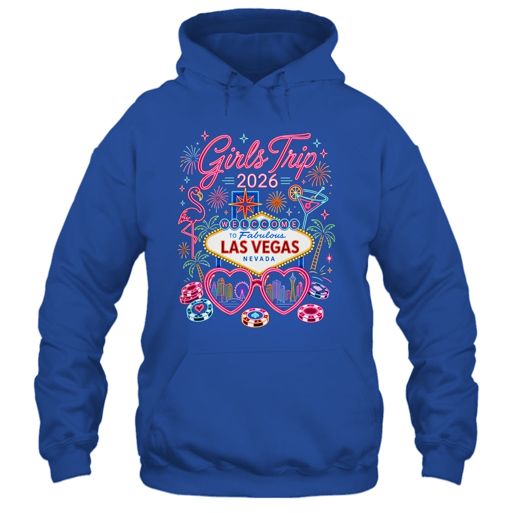 Girls Trip Las Vegas Vacation 2026 Besties Friends Matching Shirt & Tank Top | teecentury