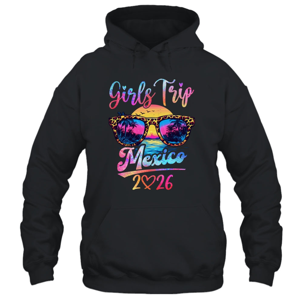 Girls Trip Mexico 2026 Matching Summer Vacation Women Shirt & Tank Top | teecentury