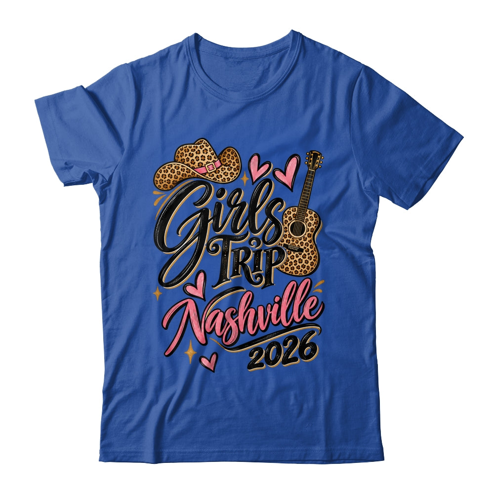 Girls Trip Nashville 2026 Bachelorette Boots Guitar Travel Shirt & Tank Top | teecentury