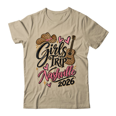 Girls Trip Nashville 2026 Bachelorette Boots Guitar Travel Shirt & Tank Top | teecentury