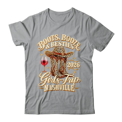 Girls Trip Nashville 2026 Weekend Boots Booze Besties Shirt & Tank Top | teecentury