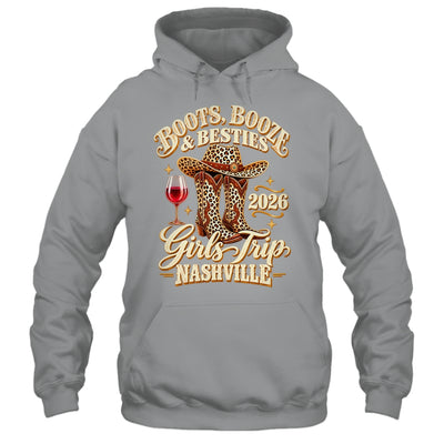Girls Trip Nashville 2026 Weekend Boots Booze Besties Shirt & Tank Top | teecentury