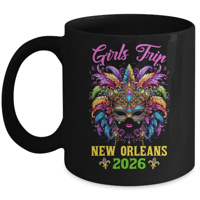 Girls Trip New Orleans 2026 Women Girl Mardi Gras Mask Beads Mug | teecentury