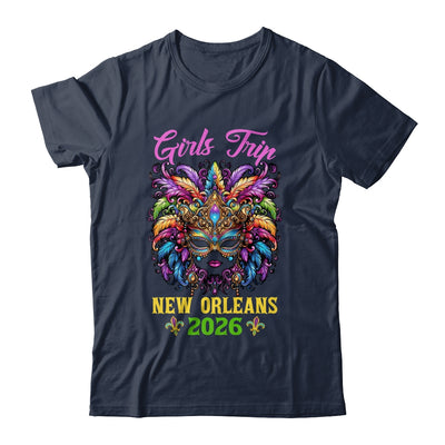 Girls Trip New Orleans 2026 Women Girl Mardi Gras Mask Beads Shirt & Tank Top | teecentury
