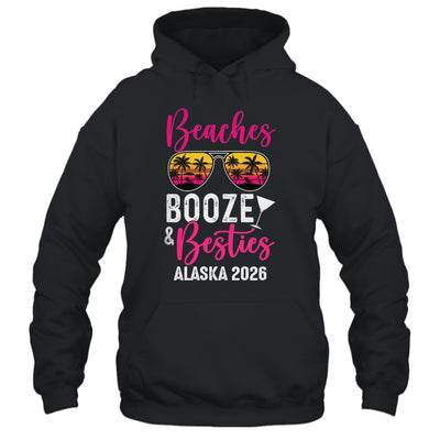 Girls Weekend Trip Alaska 2026 Beaches Booze Besties Shirt & Tank Top | teecentury
