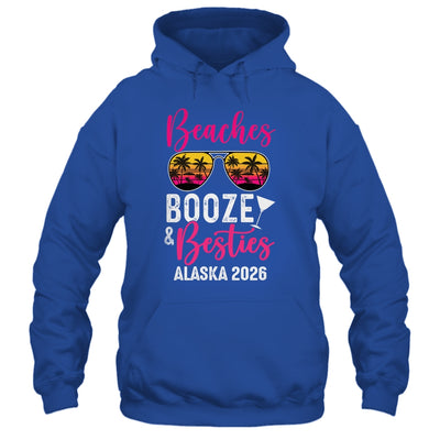 Girls Weekend Trip Alaska 2026 Beaches Booze Besties Shirt & Tank Top | teecentury