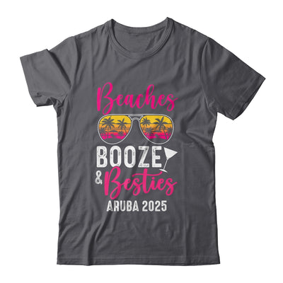 Girls Weekend Trip Aruba 2025 Beaches Booze Besties Shirt & Tank Top | teecentury