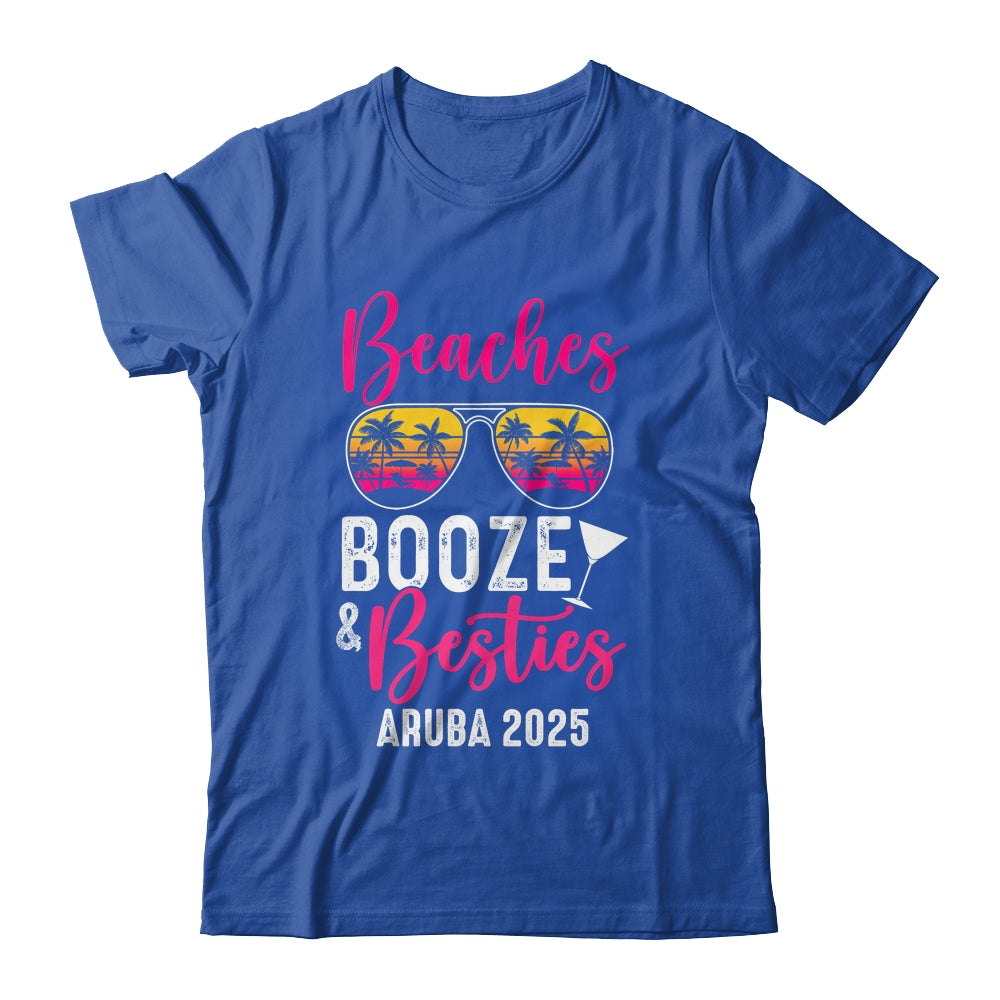 Girls Weekend Trip Aruba 2025 Beaches Booze Besties Shirt & Tank Top | teecentury