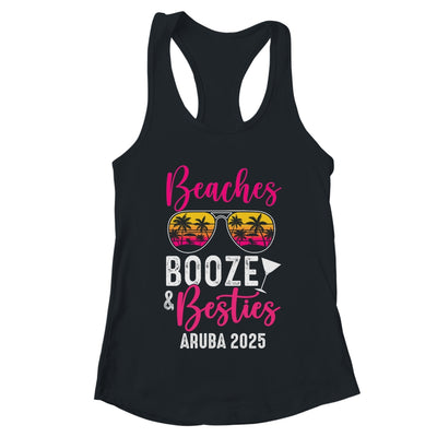 Girls Weekend Trip Aruba 2025 Beaches Booze Besties Shirt & Tank Top | teecentury