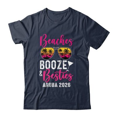 Girls Weekend Trip Aruba 2026 Beaches Booze Besties Shirt & Tank Top | teecentury