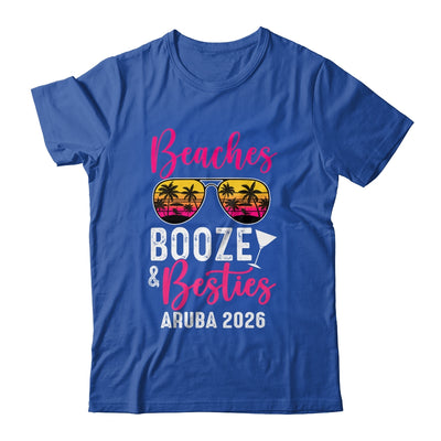 Girls Weekend Trip Aruba 2026 Beaches Booze Besties Shirt & Tank Top | teecentury