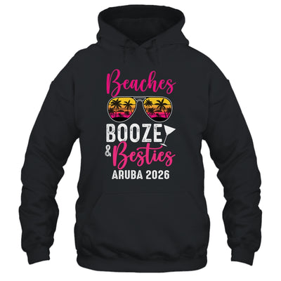 Girls Weekend Trip Aruba 2026 Beaches Booze Besties Shirt & Tank Top | teecentury