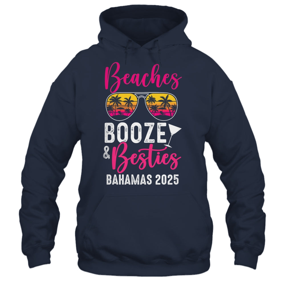 Girls Weekend Trip Bahamas 2025 Beaches Booze Besties Shirt & Tank Top | teecentury