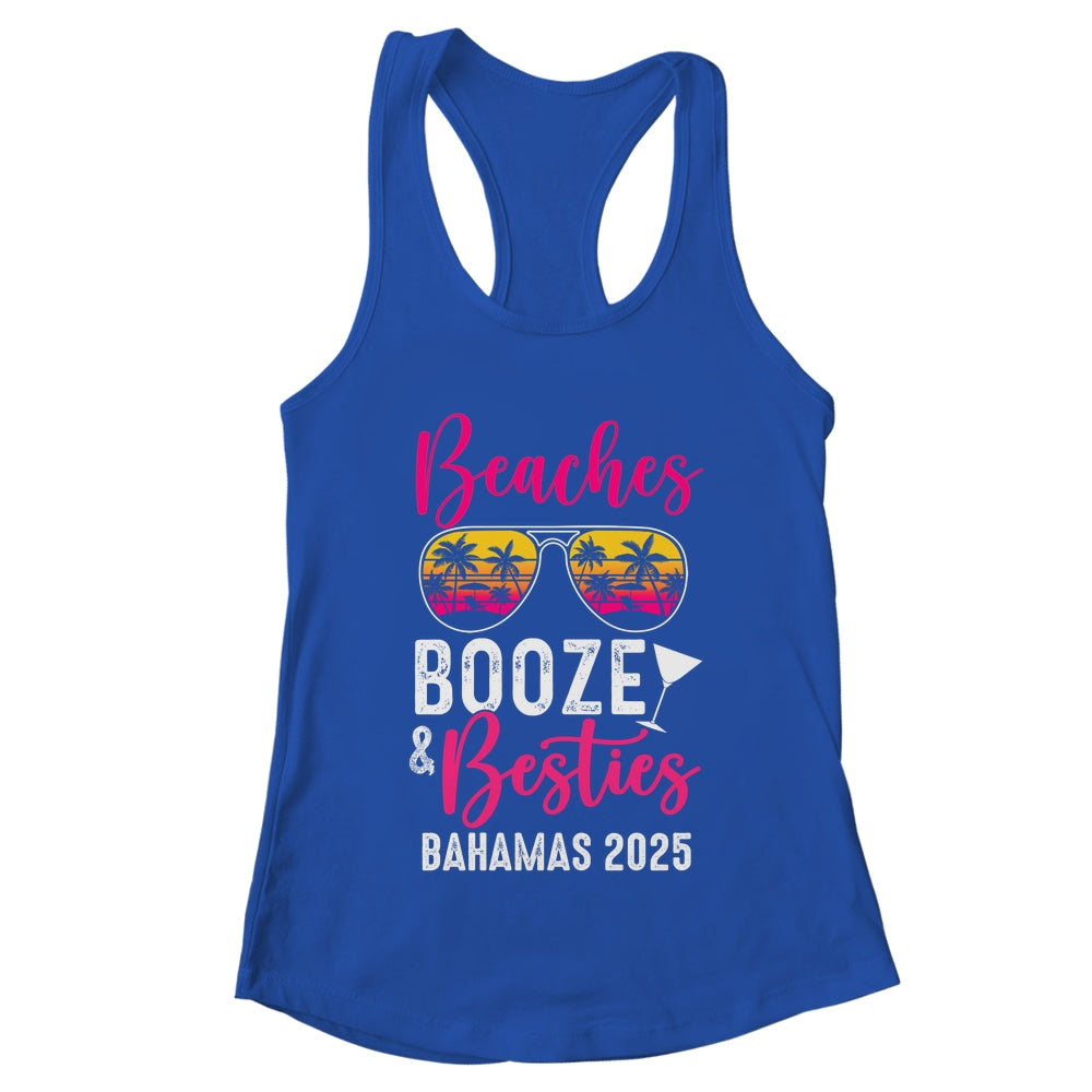 Girls Weekend Trip Bahamas 2025 Beaches Booze Besties Shirt & Tank Top | teecentury