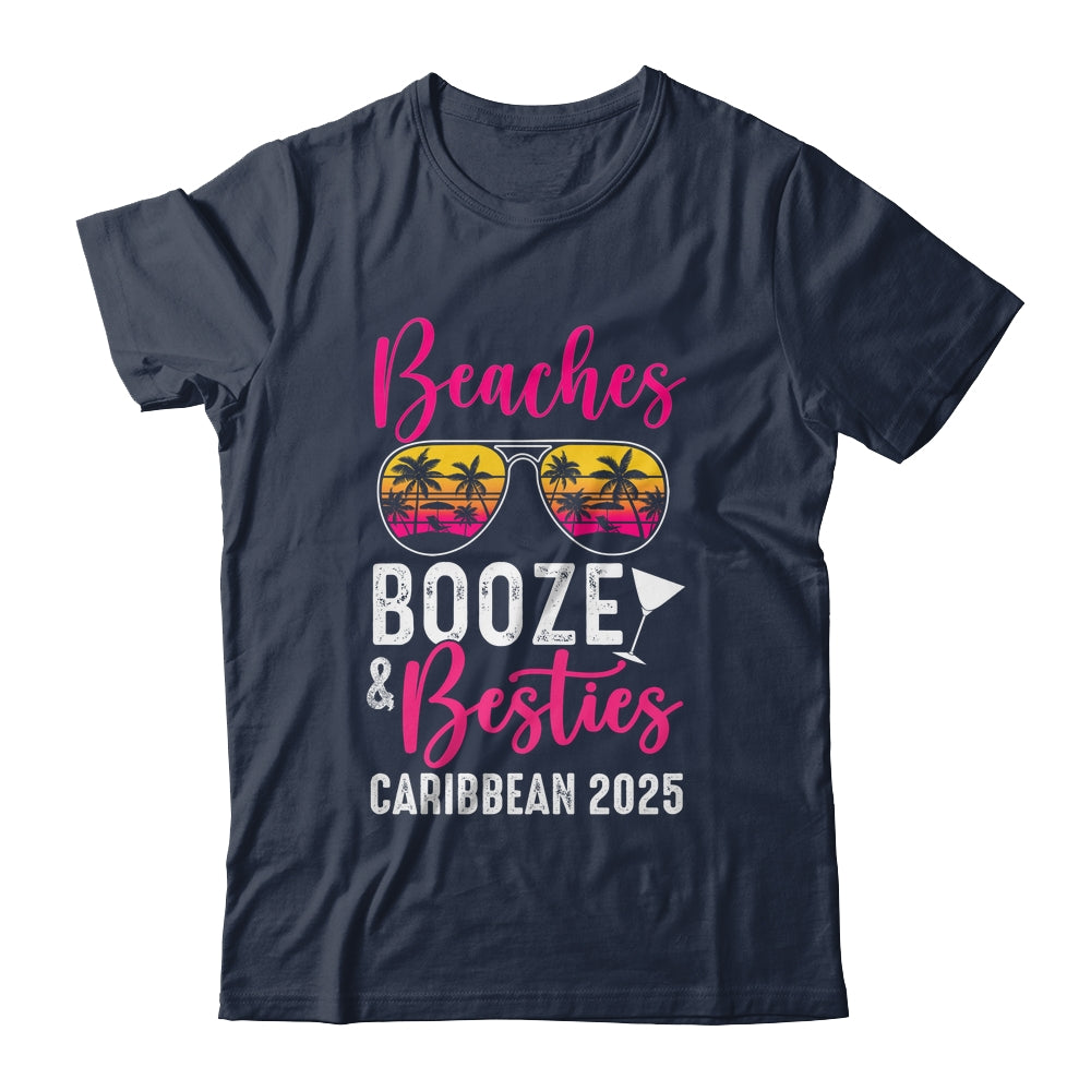 Girls Weekend Trip Caribbean 2025 Beaches Booze Besties Shirt & Tank Top | teecentury