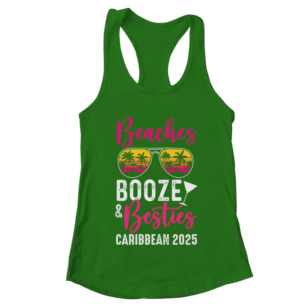 Girls Weekend Trip Caribbean 2025 Beaches Booze Besties Shirt & Tank Top | teecentury