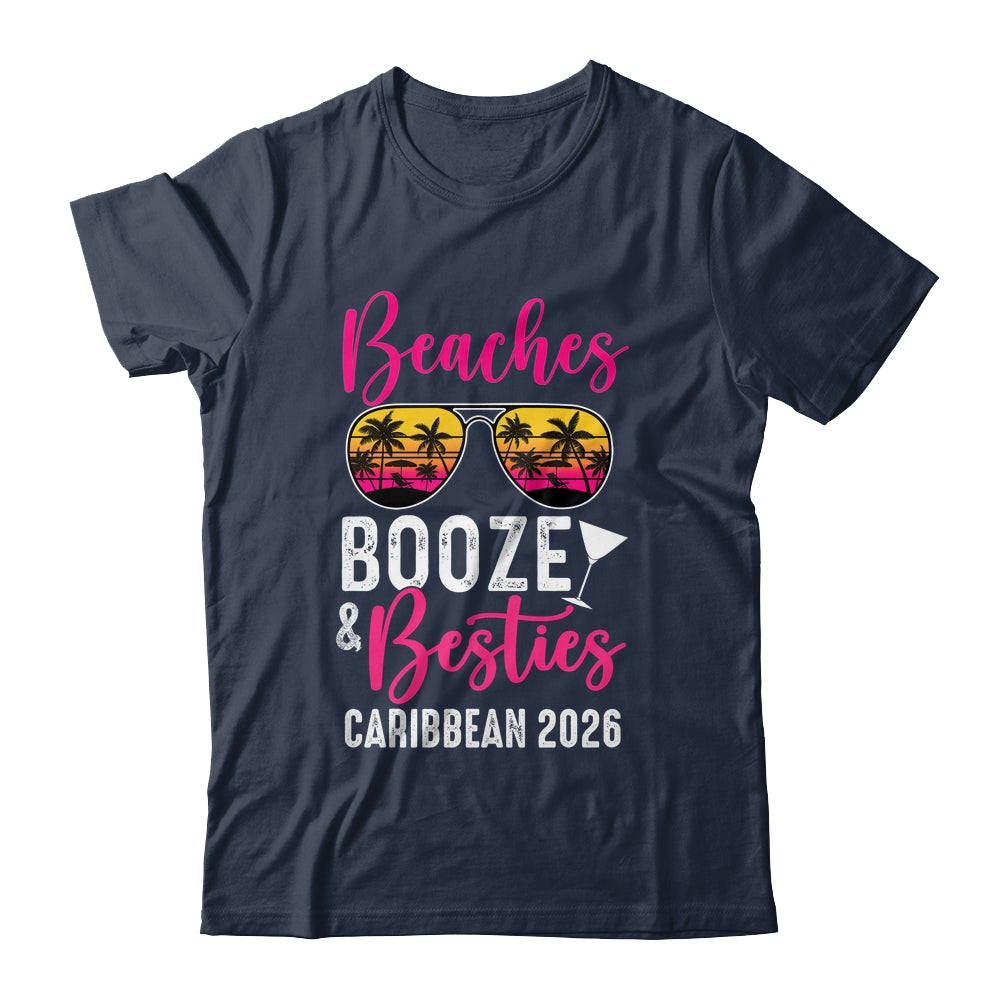 Girls Weekend Trip Caribbean 2026 Beaches Booze Besties Shirt & Tank Top | teecentury