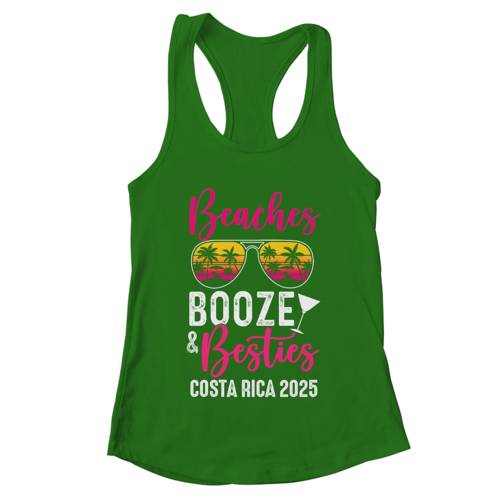 Girls Weekend Trip Costa Rica 2025 Beaches Booze Besties Shirt & Tank Top | teecentury
