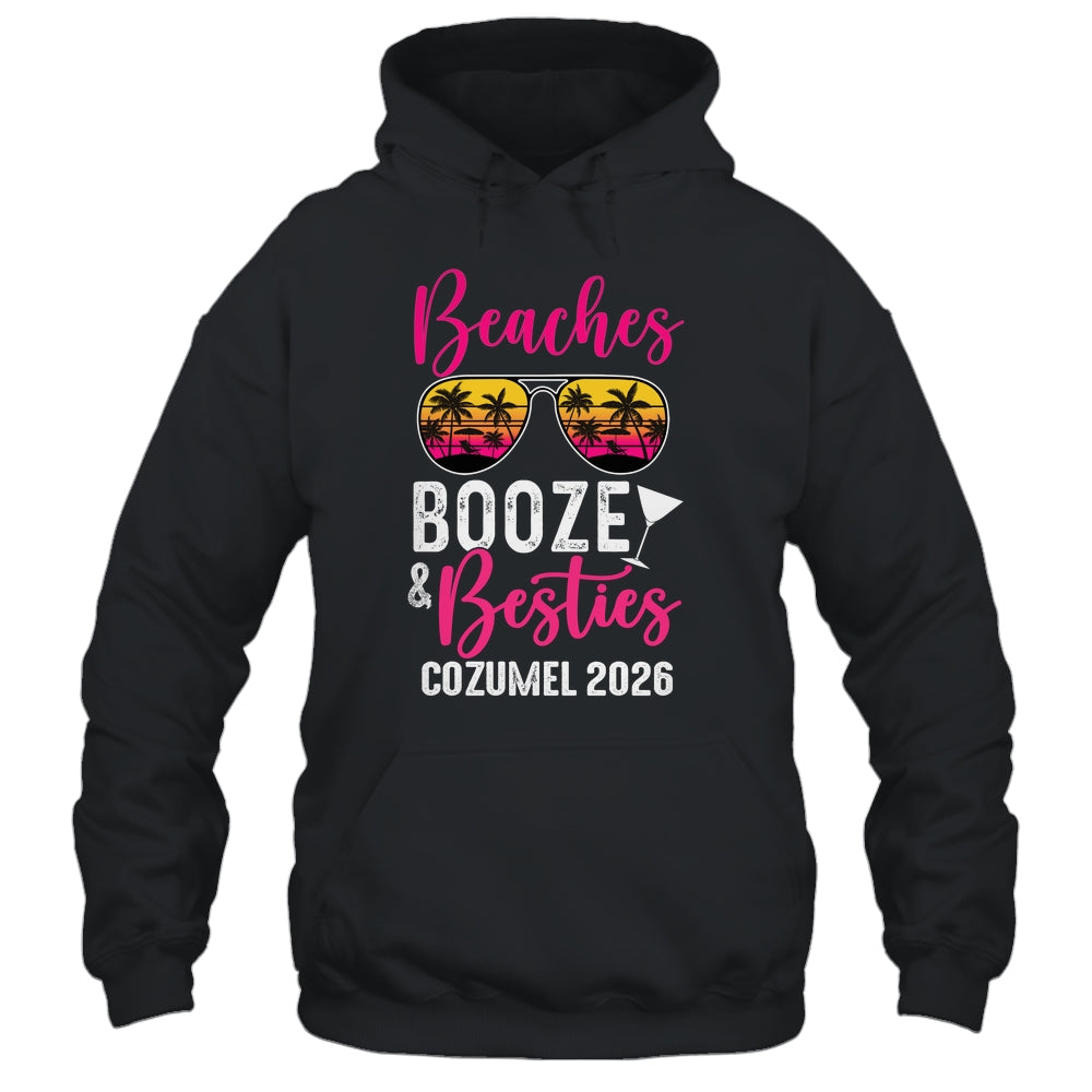 Girls Weekend Trip Cozumel 2026 Beaches Booze Besties Shirt & Tank Top | teecentury