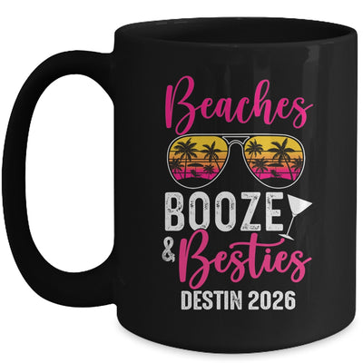 Girls Weekend Trip Destin 2026 Beaches Booze Besties Mug | teecentury