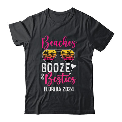 Girls Weekend Trip Florida 2024 Beaches Booze Besties Shirt & Tank Top | teecentury