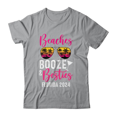 Girls Weekend Trip Florida 2024 Beaches Booze Besties Shirt & Tank Top | teecentury