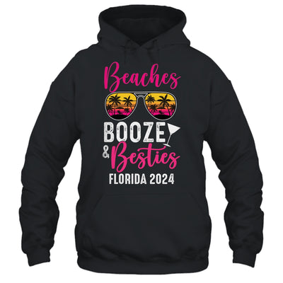 Girls Weekend Trip Florida 2024 Beaches Booze Besties Shirt & Tank Top | teecentury