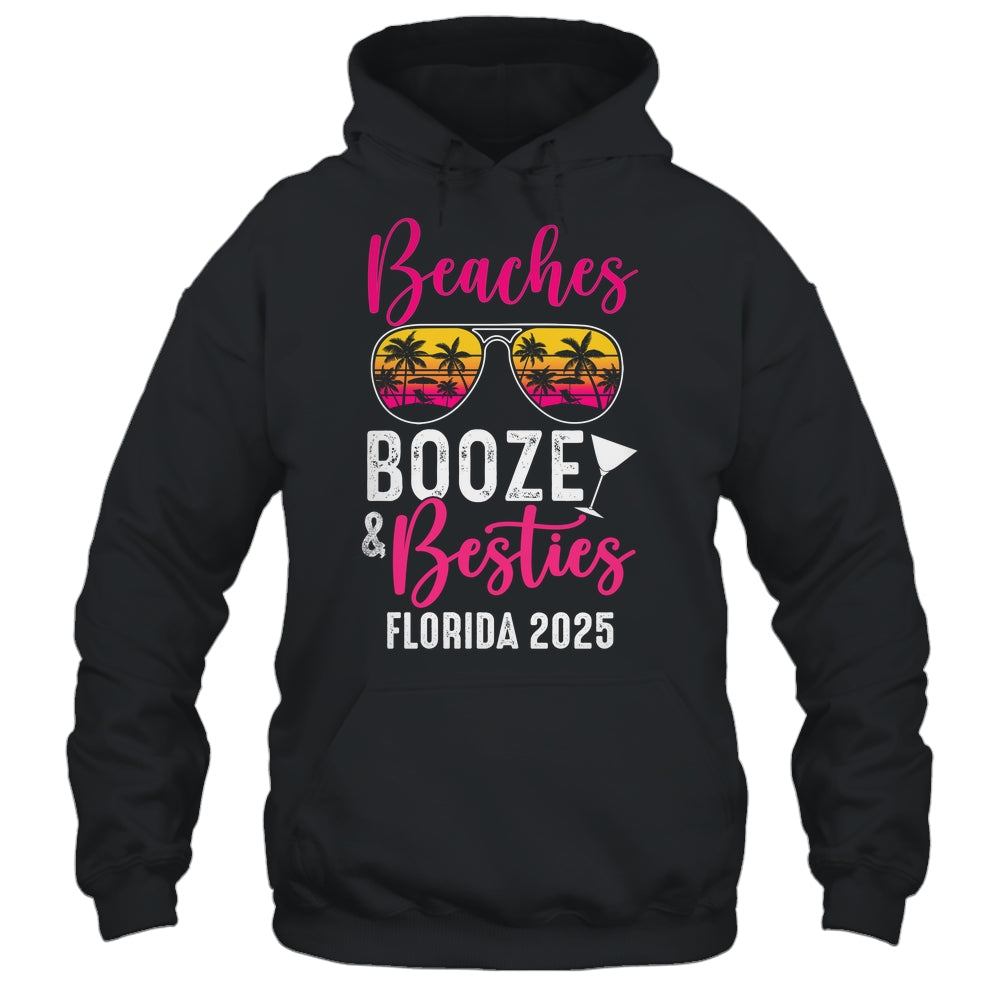 Girls Weekend Trip Florida 2025 Beaches Booze Besties Shirt & Tank Top | teecentury