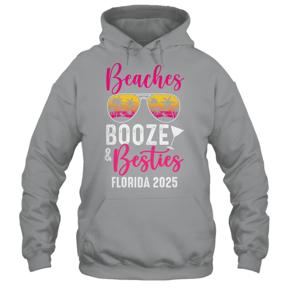 Girls Weekend Trip Florida 2025 Beaches Booze Besties Shirt & Tank Top | teecentury