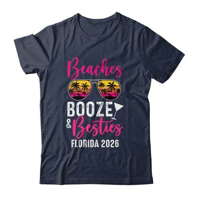 Girls Weekend Trip Florida 2026 Beaches Booze Besties Shirt & Tank Top | teecentury