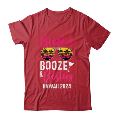 Girls Weekend Trip Hawaii 2024 Beaches Booze Besties Shirt & Tank Top | teecentury