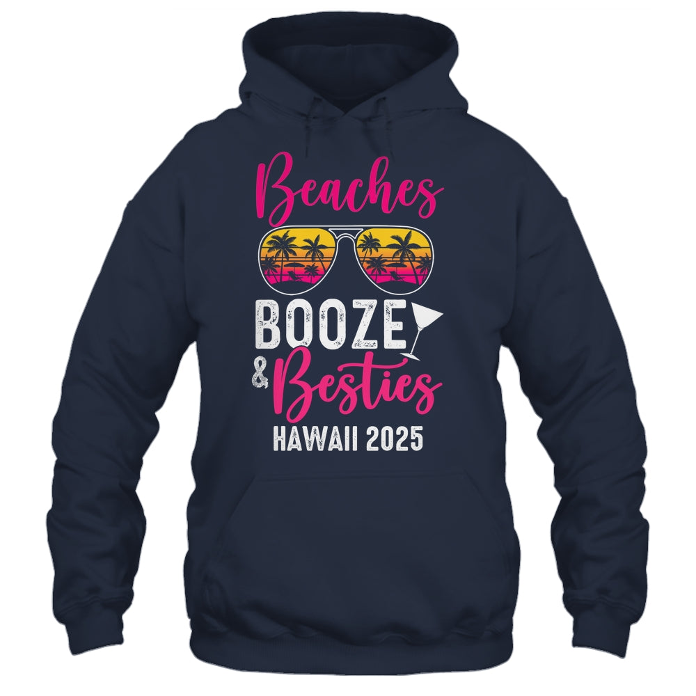 Girls Weekend Trip Hawaii 2025 Beaches Booze Besties Shirt & Tank Top | teecentury