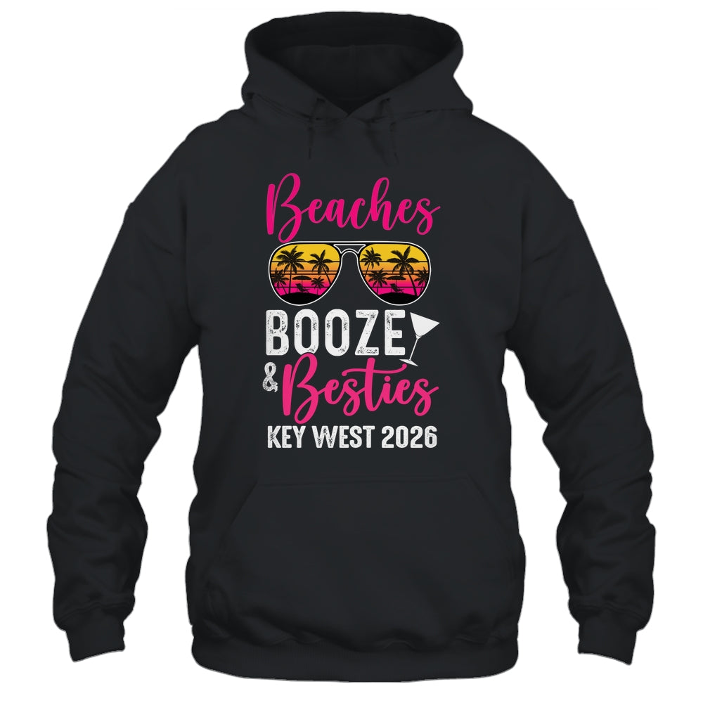 Girls Weekend Trip Key West 2026 Beaches Booze Besties Shirt & Tank Top | teecentury