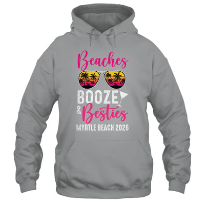 Girls Weekend Trip Myrtle Beach 2026 Beaches Booze Besties Shirt & Tank Top | teecentury