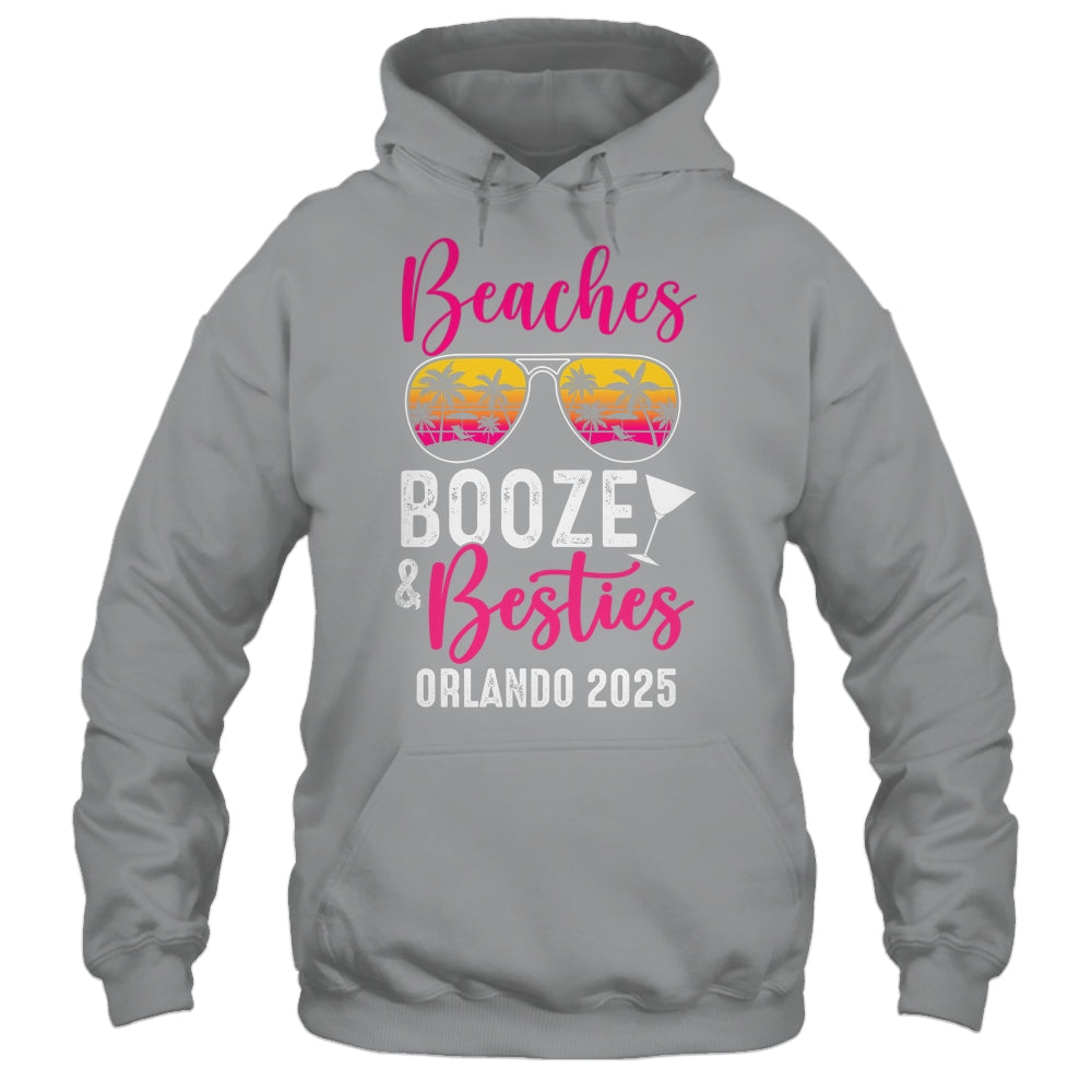 Girls Weekend Trip Orlando 2025 Beaches Booze Besties Shirt & Tank Top | teecentury
