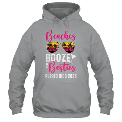 Girls Weekend Trip Puerto Rico 2026 Beaches Booze Besties Shirt & Tank Top | teecentury