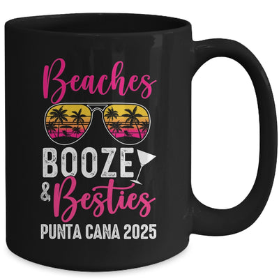 Girls Weekend Trip Punta Cana 2025 Beaches Booze Besties Mug | teecentury