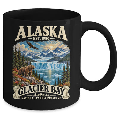 Glacier Bay National Park Alaska Mountain Lake Adventure Mug | teecentury