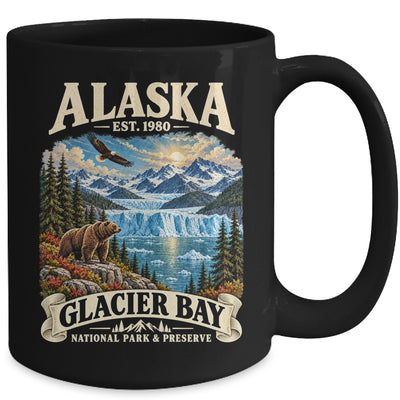 Glacier Bay National Park Alaska Mountain Lake Adventure Mug | teecentury