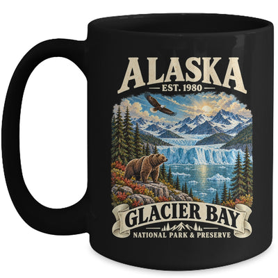 Glacier Bay National Park Alaska Mountain Lake Adventure Mug | teecentury