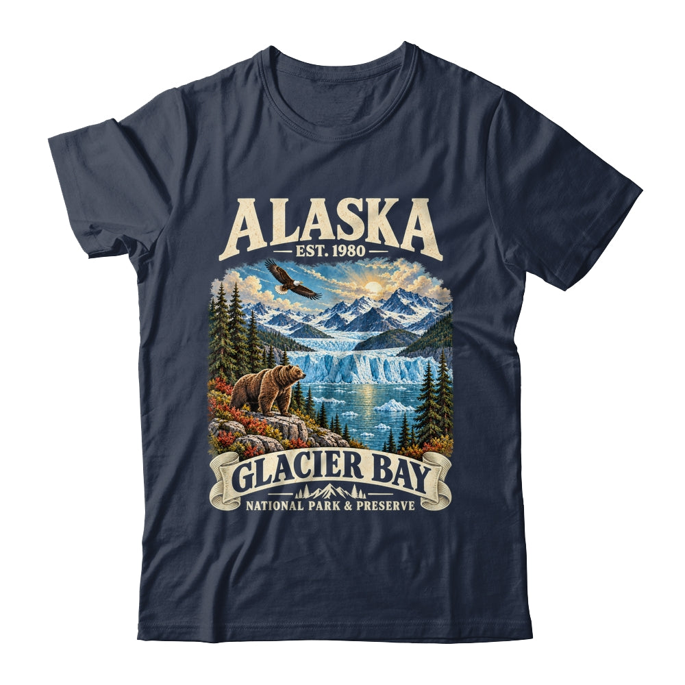 Glacier Bay National Park Alaska Mountain Lake Adventure Shirt & Hoodie | teecentury