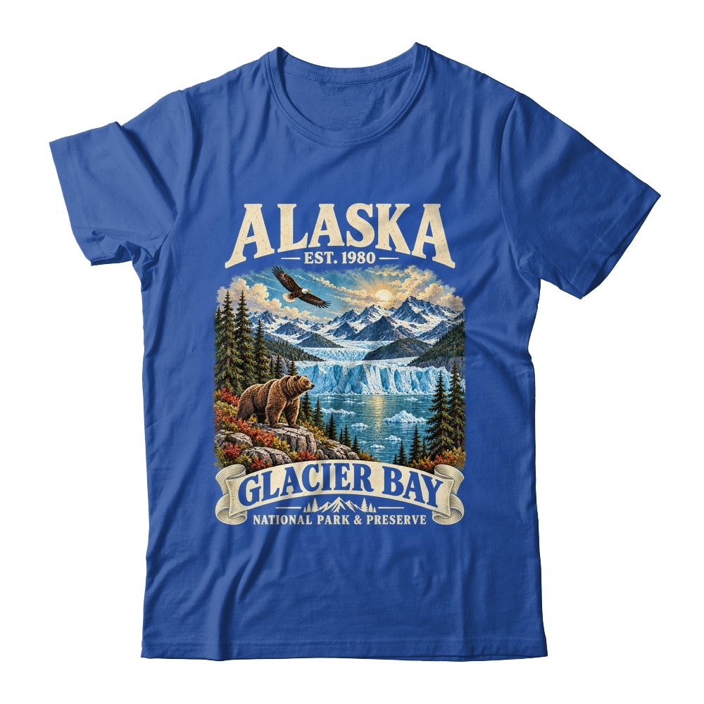Glacier Bay National Park Alaska Mountain Lake Adventure Shirt & Hoodie | teecentury