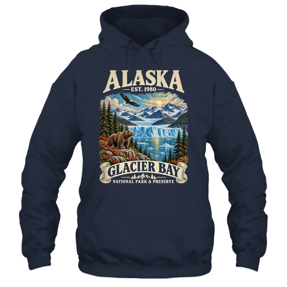 Glacier Bay National Park Alaska Mountain Lake Adventure Shirt & Hoodie | teecentury