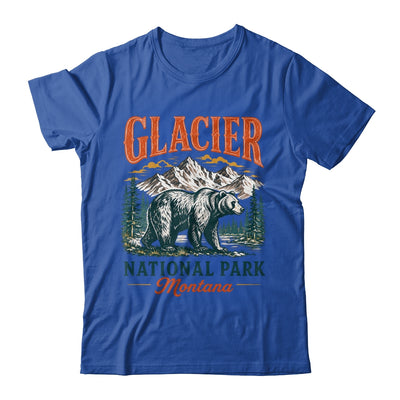 Glacier National Park Montana Bear Vintage Hiking Nature Shirt & Tank Top | teecentury