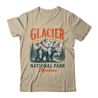 Glacier National Park Montana Bear Vintage Hiking Nature Shirt & Tank Top | teecentury